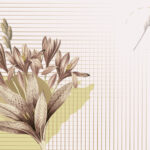 Tavola "Amaryllis" - Design floreale con amarillide e dettagli dorati