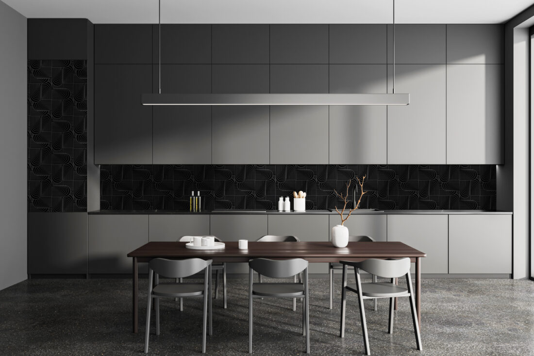 Panel Linea Materic Tunnel - Pattern Geometrico per Cucine e Arredi Moderni