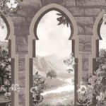 Tavola "Archways" - Design con archi antichi e paesaggi naturali