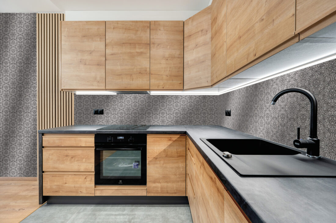 Panel Linea Materic Psich - Pattern Astratto Ispirato al Test di Rorschach