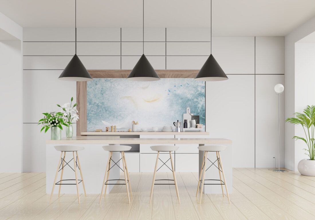 Panel Feathers MB258PH in Cucina – Eleganza Leggera e Sofisticata