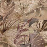 Tavola Panel Copper Garden - Foglie Tropicali in Tono Bronzo