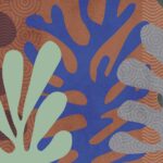 Panel Henri MA278PH – Un Tocco di Mare con Coralli e Texture Geometriche