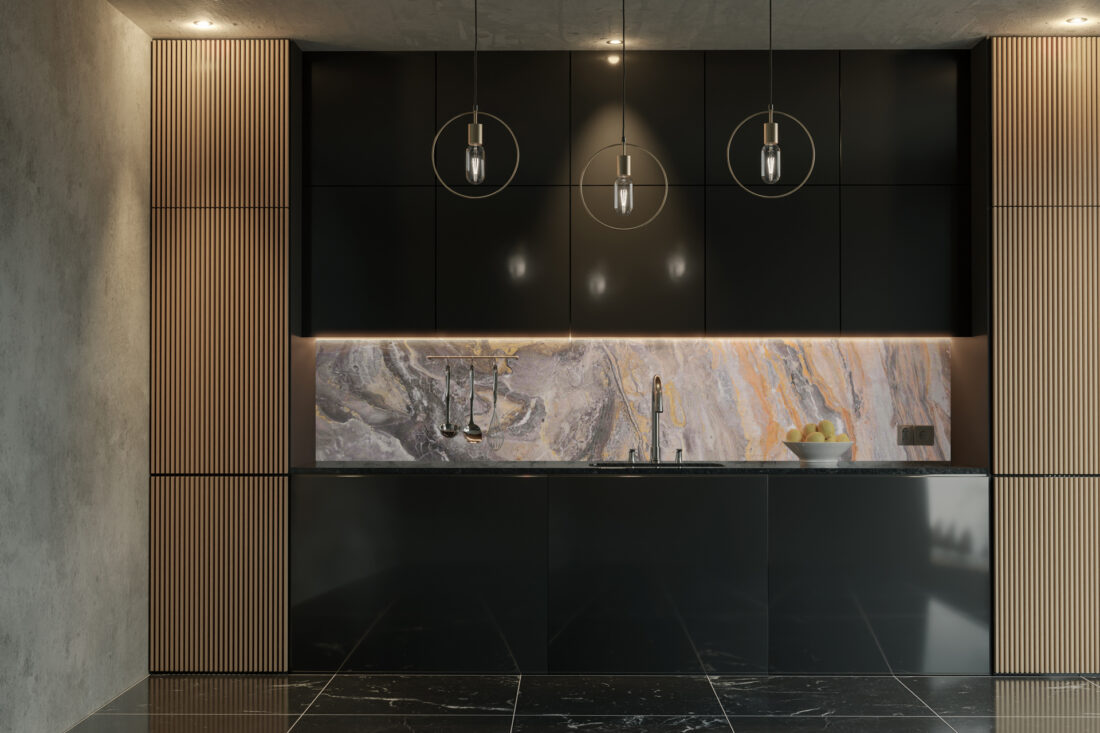 Panel Linea Light Arabescato Orobico - Marmo Retroilluminato per Design Moderno