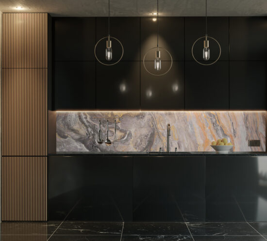 Panel Linea Light Arabescato Orobico - Marmo Retroilluminato per Design Moderno