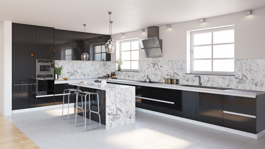 Panel Linea Light Marmo Smosso - Retroilluminazione per Cucine Eleganti e Moderne