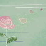Tavola "Rose" - Carta da parati con design poetico e naturale