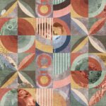 Tavola "Bakelite" - Carta da parati astratta e contemporanea