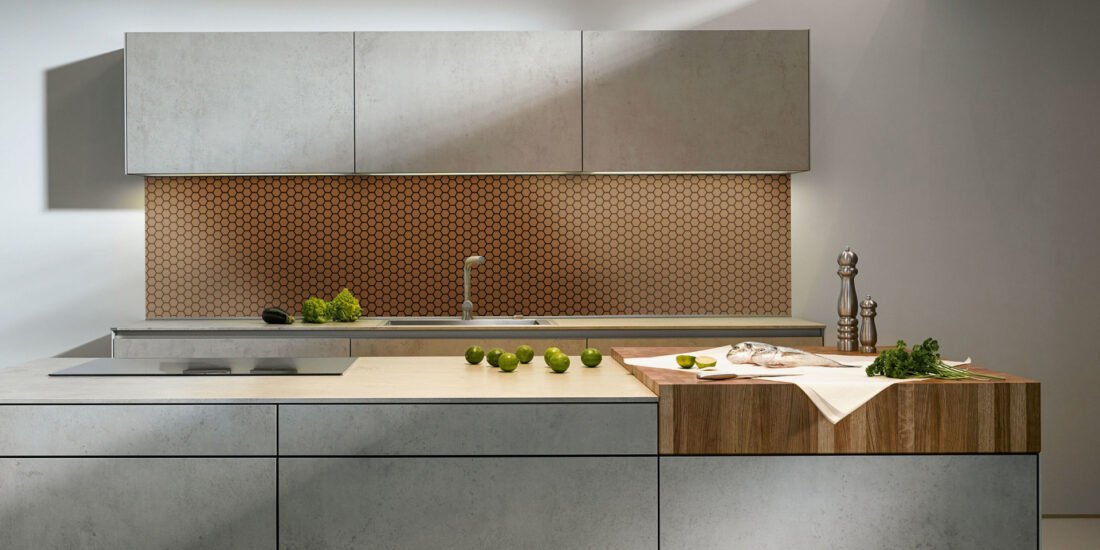 "Beehive" - Pannelli Linea Materic per cucine moderne