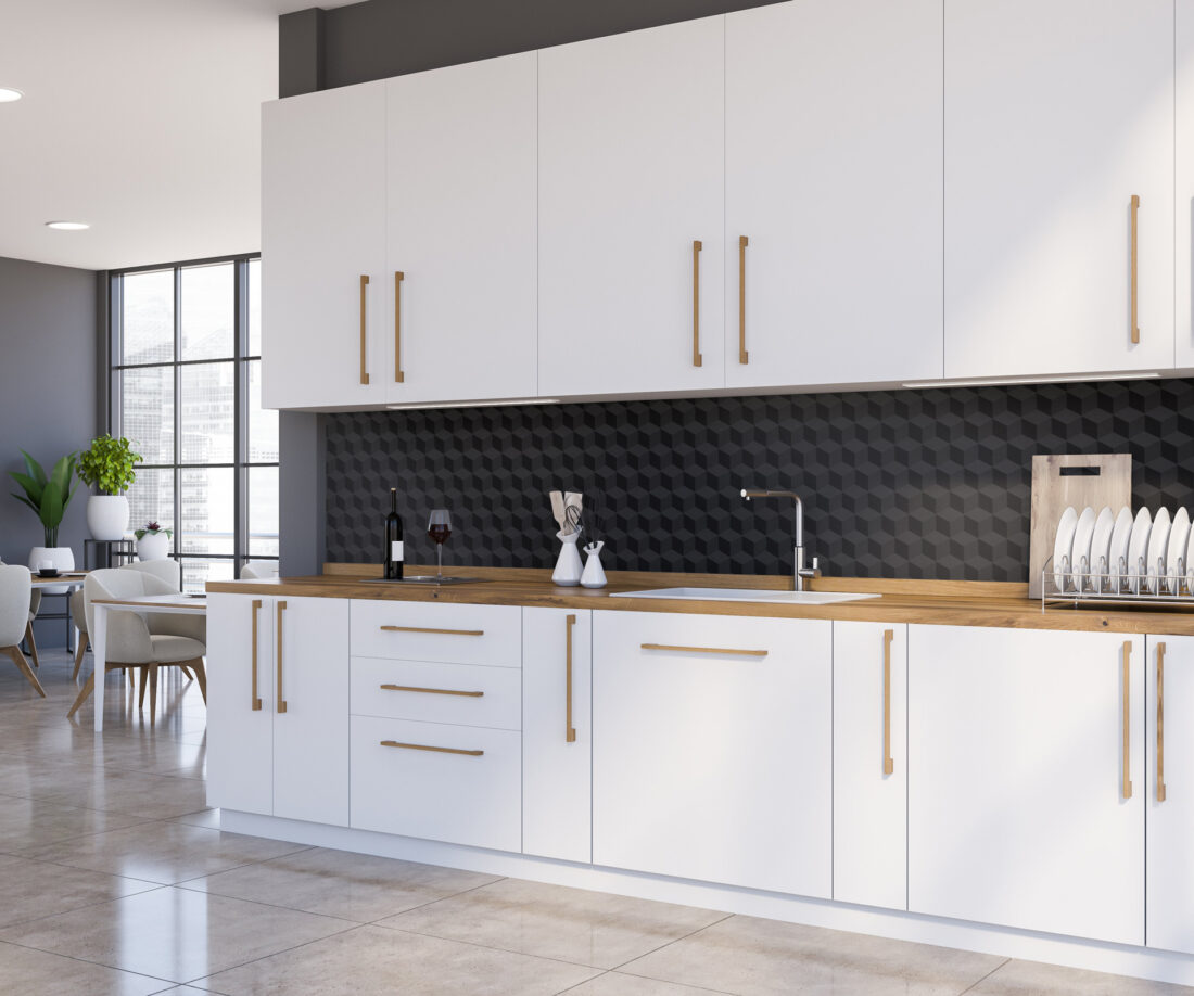 "Cubes" - Pannelli Linea Materic per cucine moderne minimal