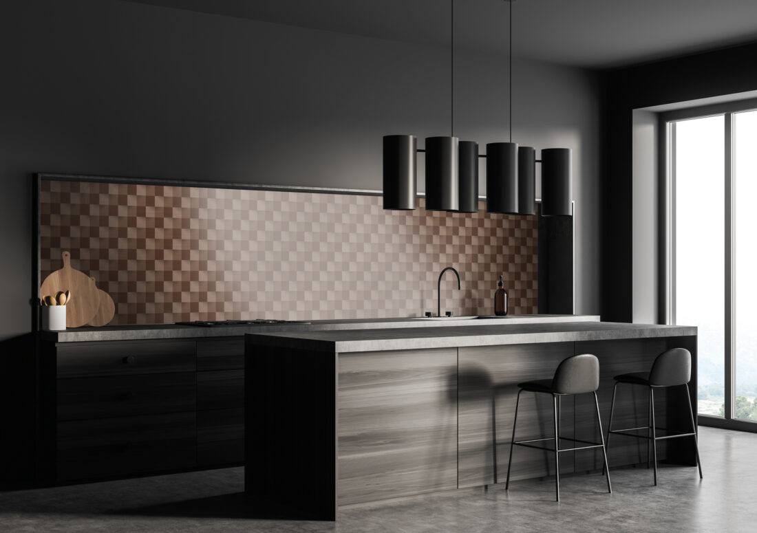 "Squared" - Pannelli decorativi geometrici per cucine moderne