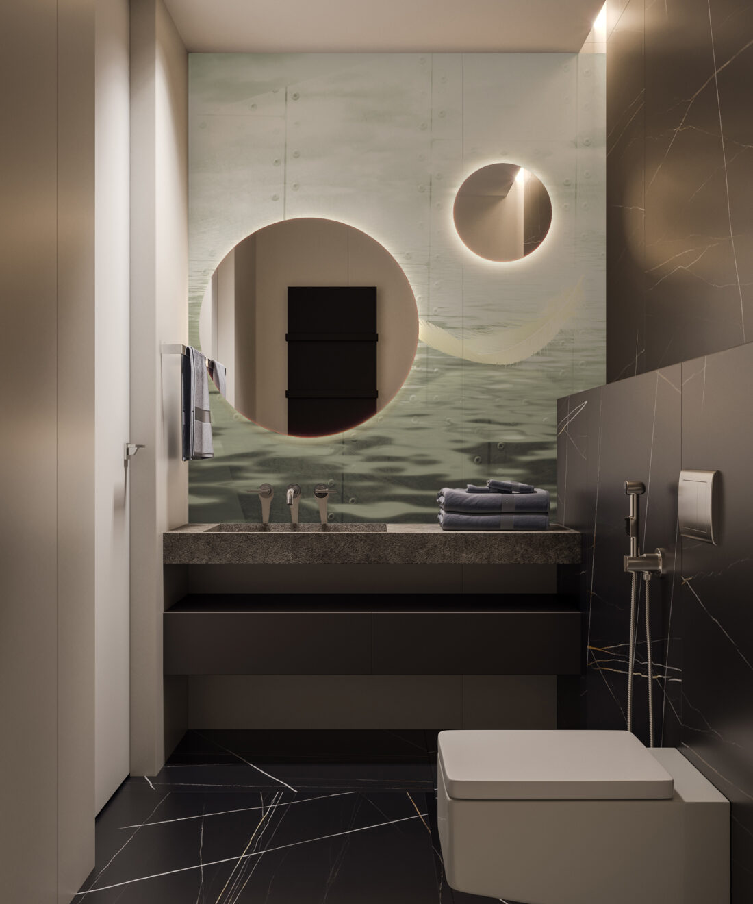 Steel Fly MB271PH – Panel decorativo per bagno elegante e raffinato