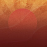 Tramonto Rosso MB272PH – Pannello decorativo solare ispirato al sole giapponese