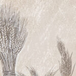 Wheat MB274PH – Pannello decorativo con spighe di grano in tonalità naturali