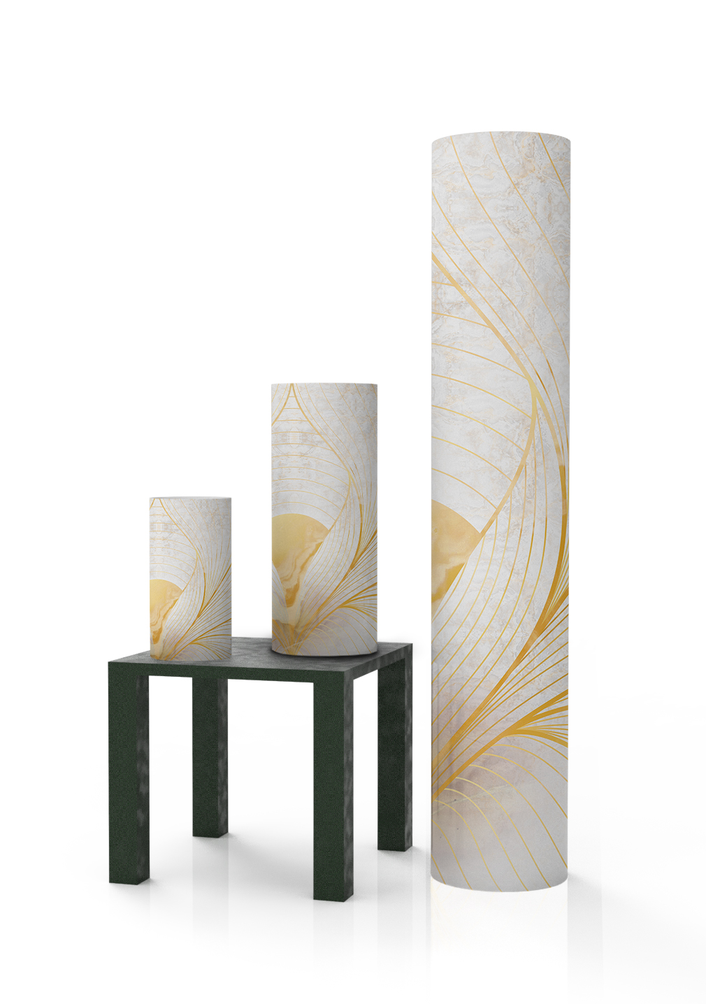 Lampade Katla Gold Flower - Design Elegante per un'Illuminazione Raffinata