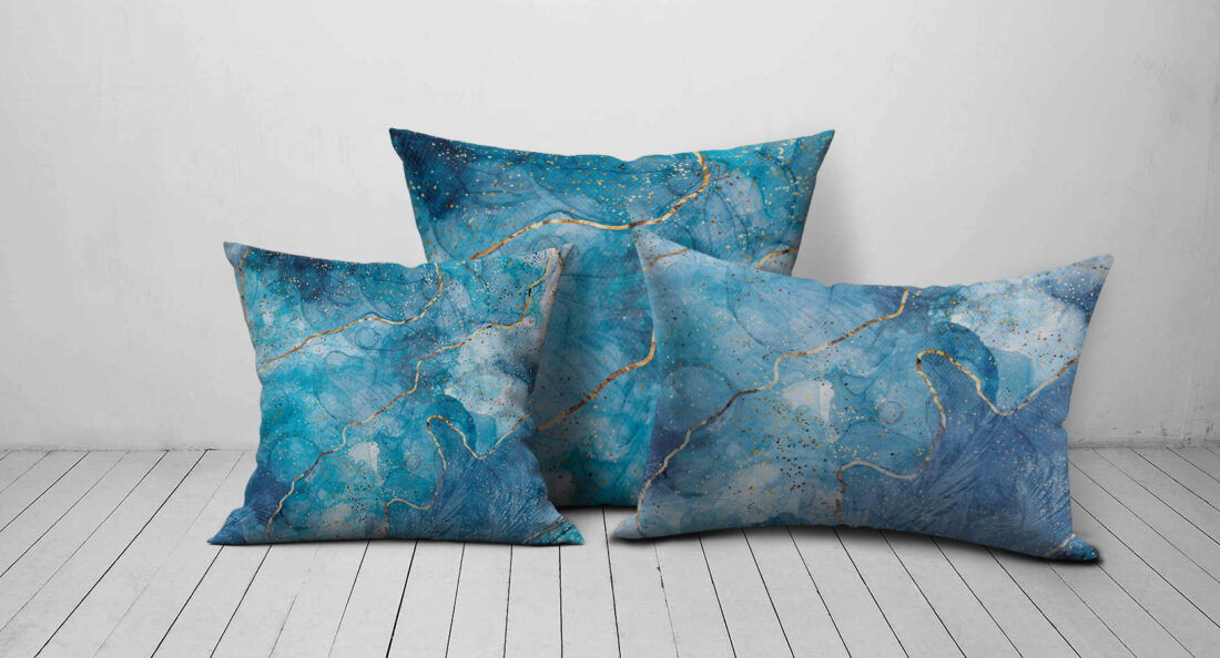 Cuscini Cugè MarBleu - Raffinatezza e Design con Effetto Marmo