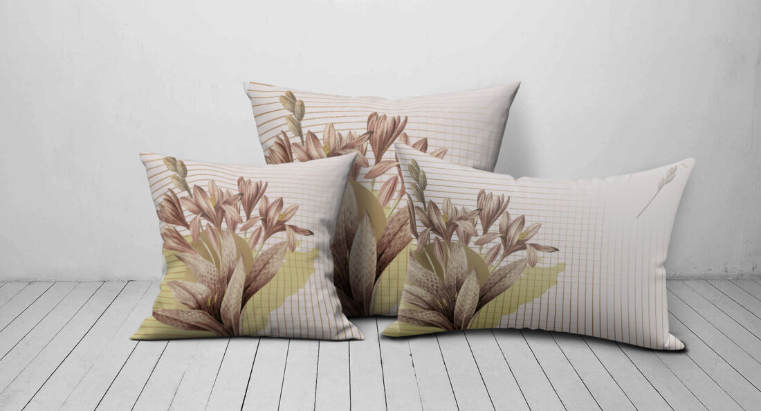 Cuscino Cugè Amaryllis - Design Floreale e Comfort di Lusso