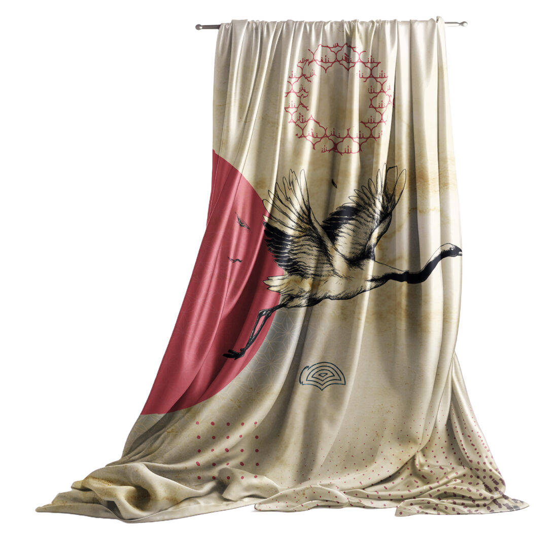 Tendaggi Geo Jappo Muraia – Eleganza Geometrica e Stile Zen