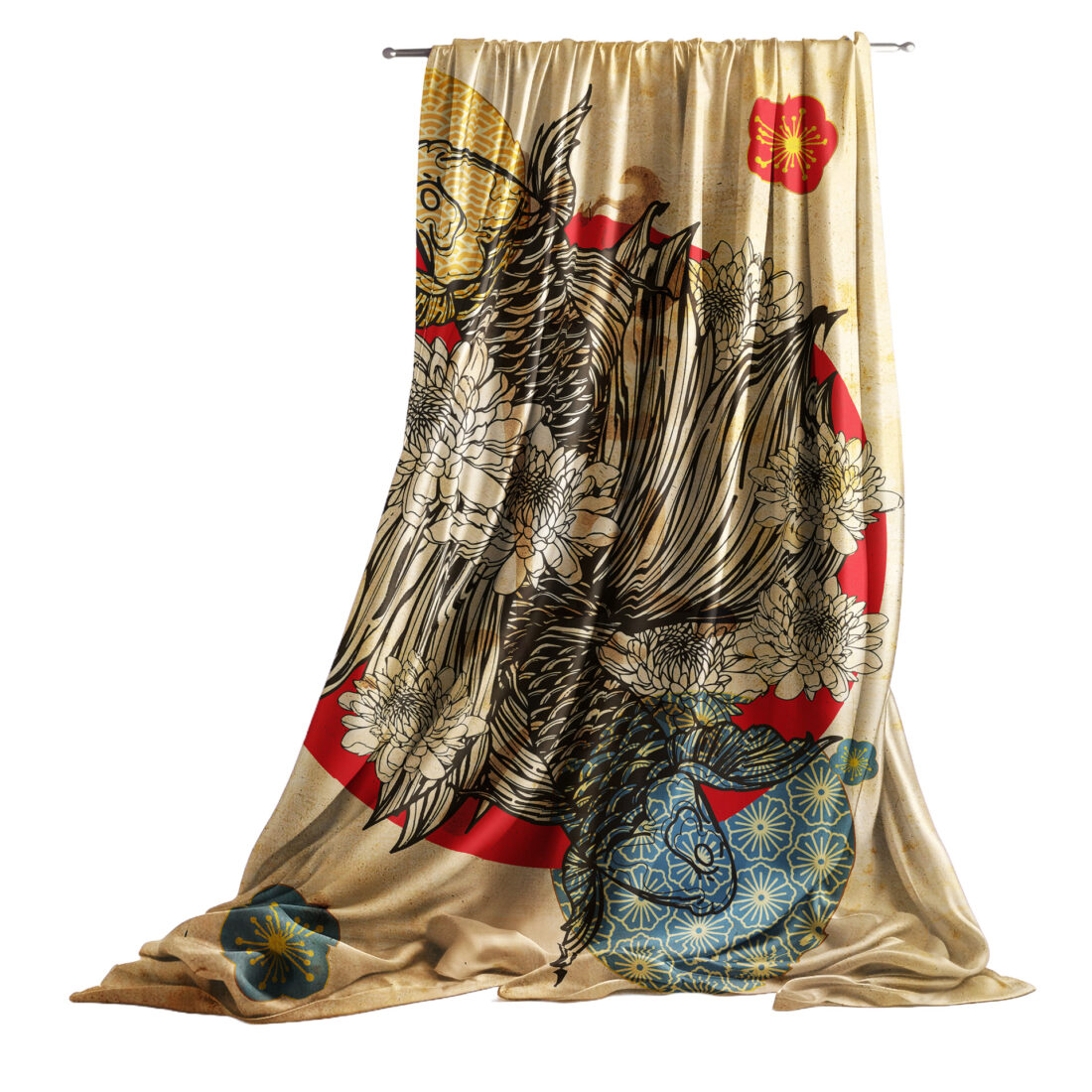Tendaggi KOI Muraia – Stile Orientale e Raffinato